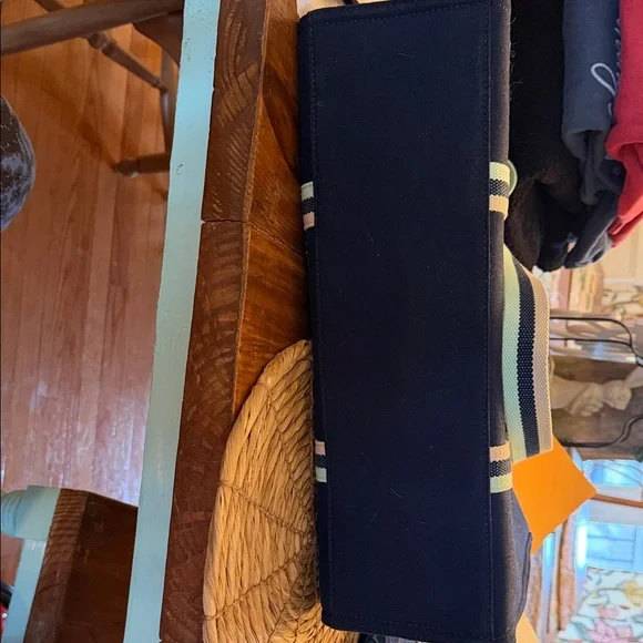 Spartina 449 Navy Tote with Sailboat and Stripes - Picture 3 of 3